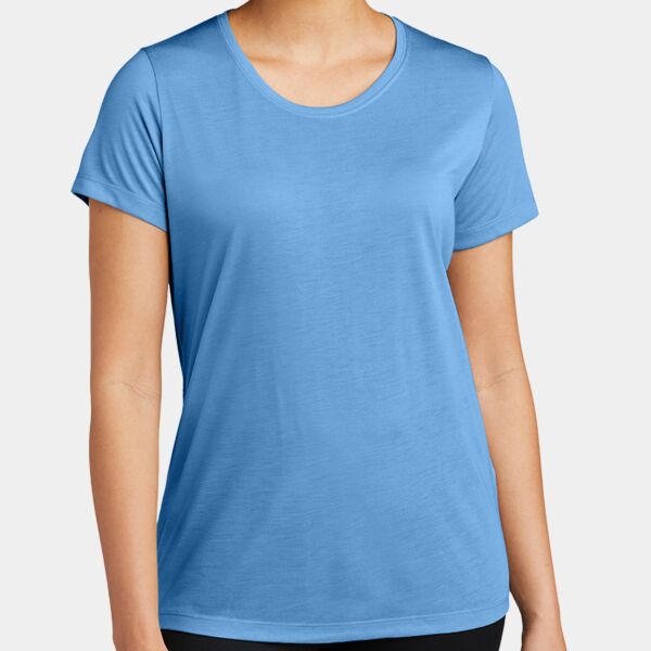 Ladies PosiCharge ® Competitor Cotton Touch Scoop Neck Tee Thumbnail