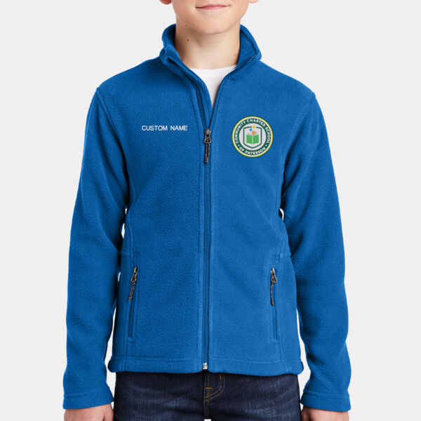 Personalized Youth Value Fleece Jacket Thumbnail