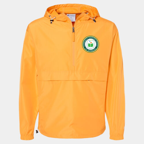 Hooded Packable Quarter-Zip Jacket Thumbnail